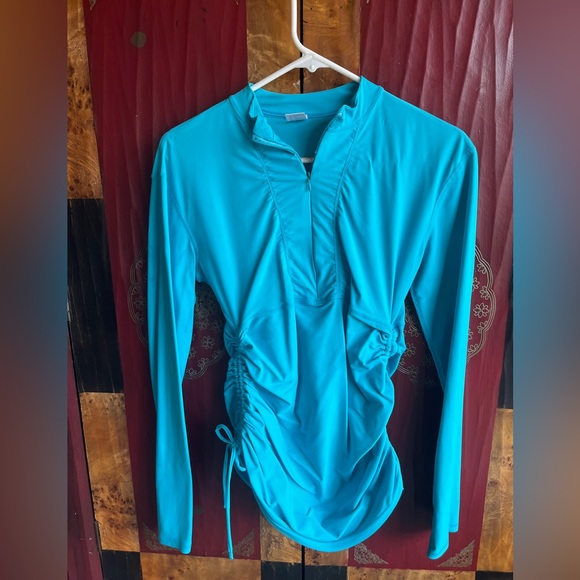 Sailbee Aqua Long Sleeve Swim Coverup / Rash Guard - Picture 1 of 2